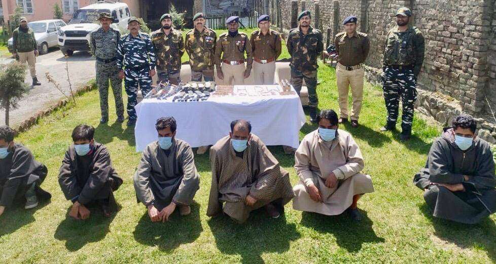 Terrorists arrested in Handwara, Kashmir