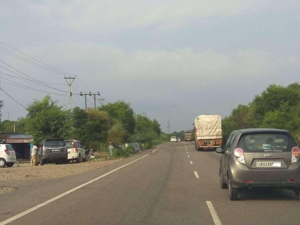 Sidhra road in Jammu