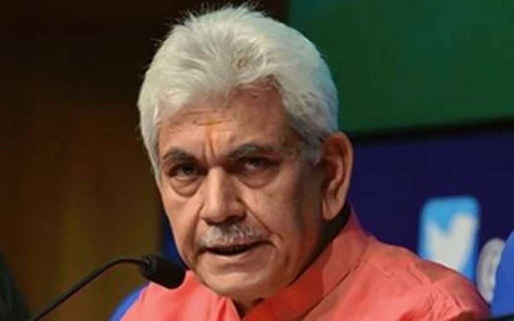 Manoj Sinha new LG of J&K