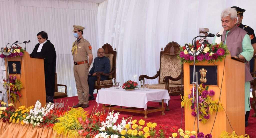 Lt Governor Manoj Sinha