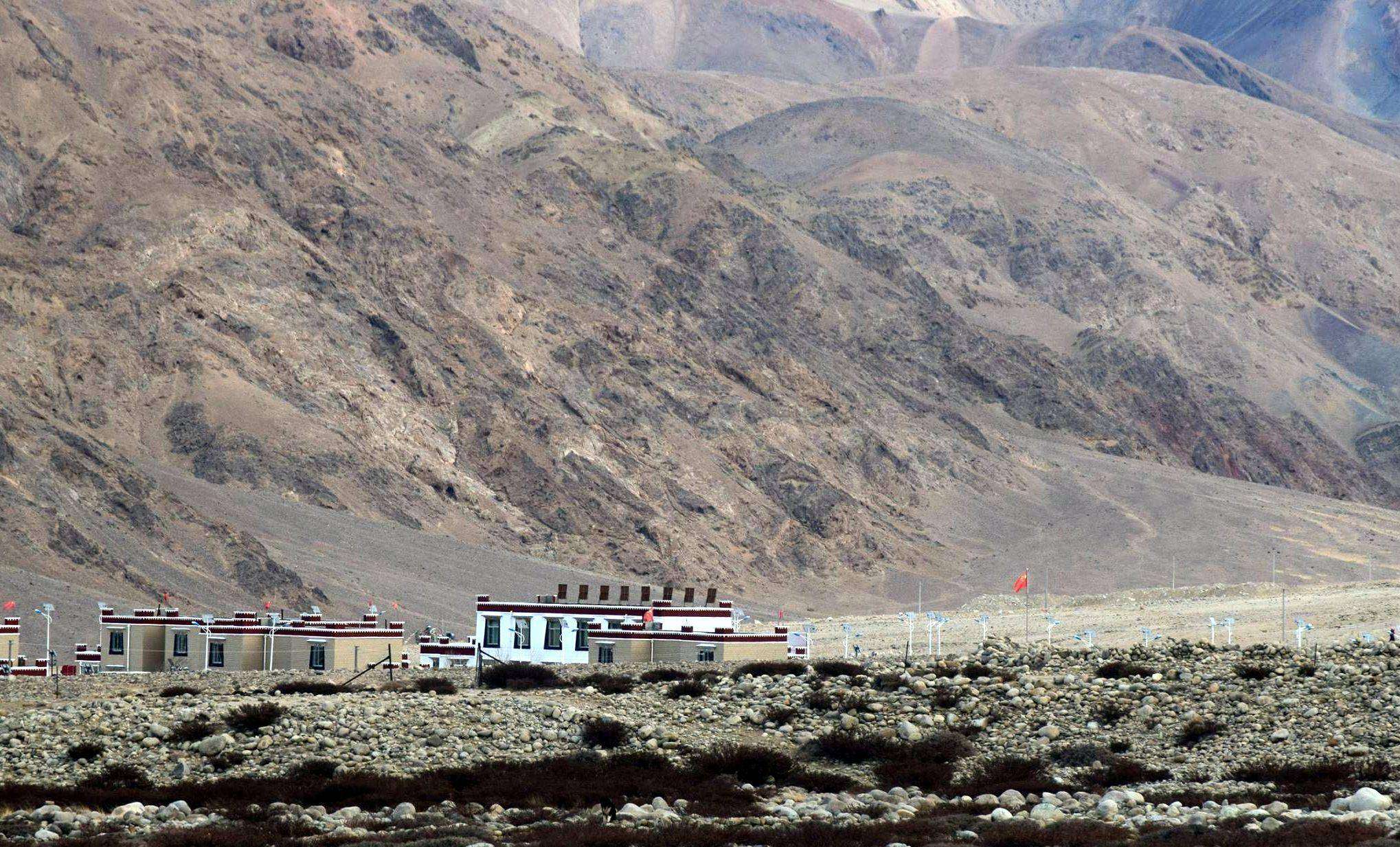 China construct houses, 4G internet along LAC in Demchok in Ladakh