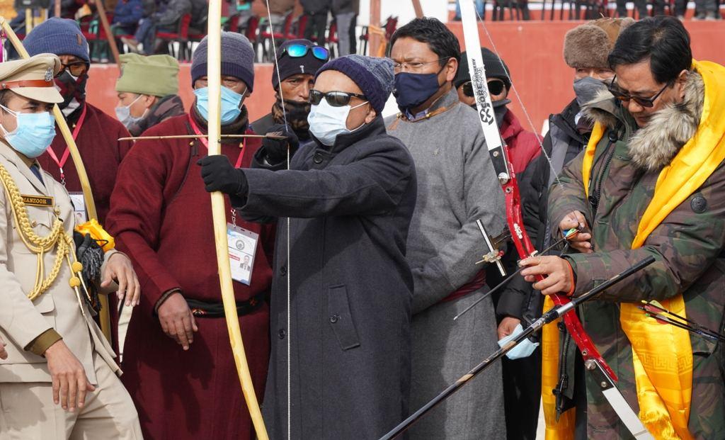 Kiren Rijiju, inaugurates 1st Khelo India Ladakh Winter Games