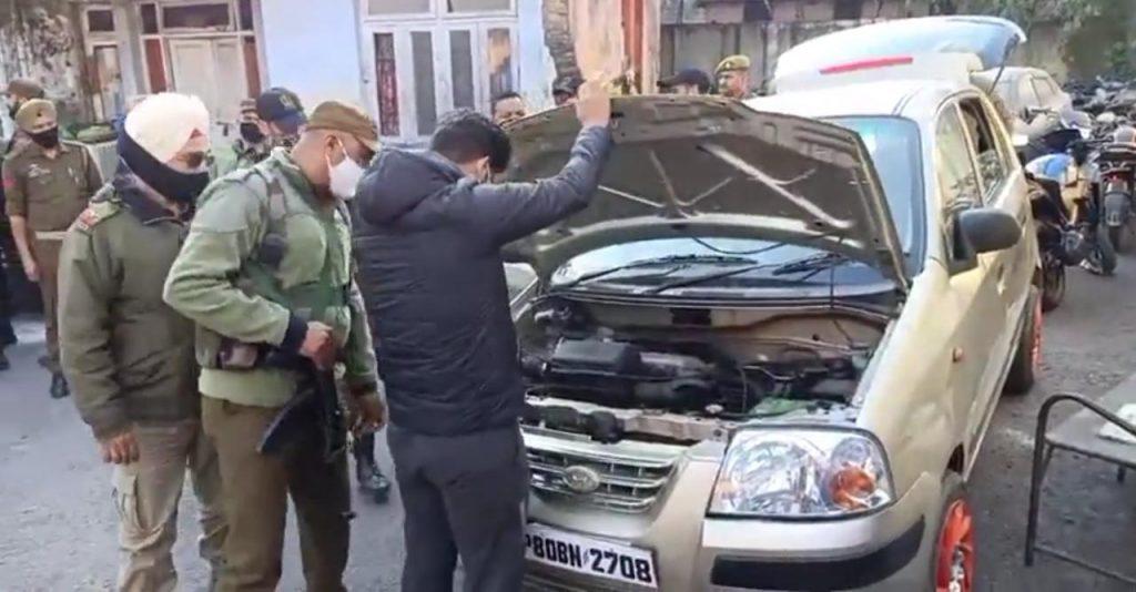 car recovered from terrorist