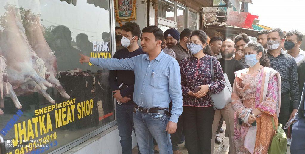 JMC inspection of meat shops jammu