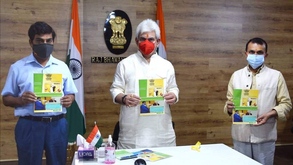 Lt Governor releasing Finance Department’s Annual Report- ‘Promoting Good Governance’