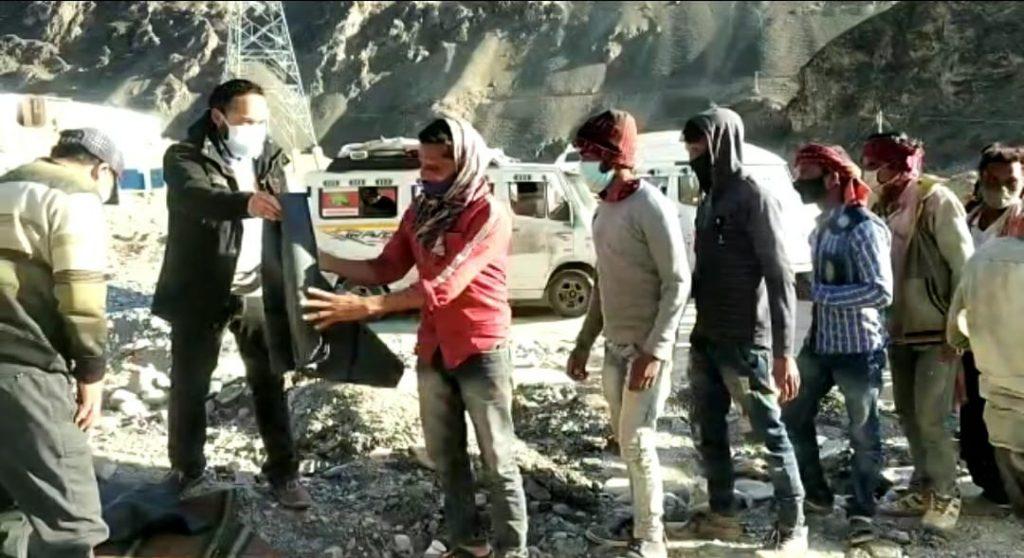 Labourers in ladakh