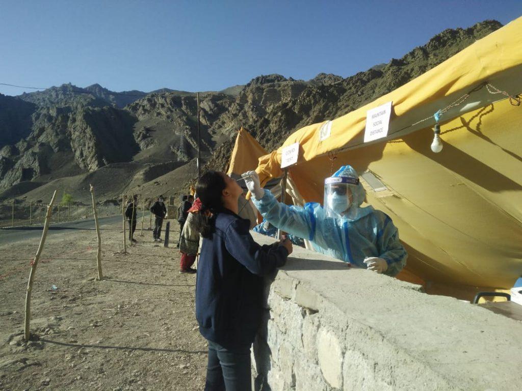 Covid testing ladakh