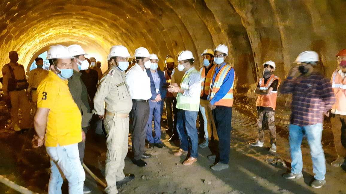 Tunnel on Doda Kishtwar axis; Div Com Jammu inspects project