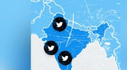 Twitter shows J&K as part of China