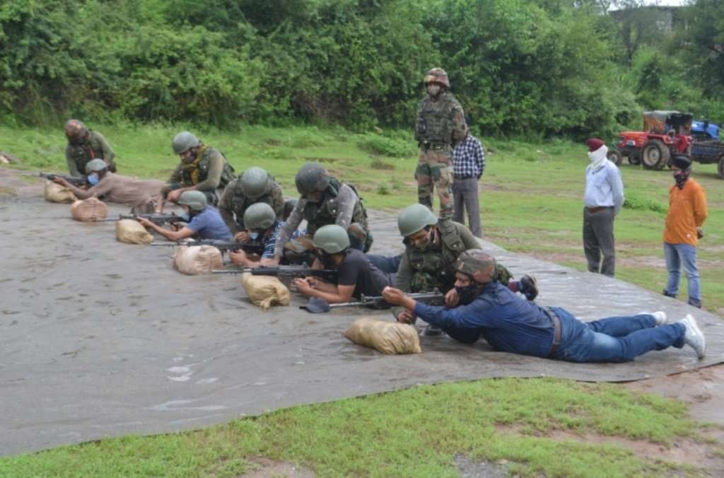army training VDCs in poonch