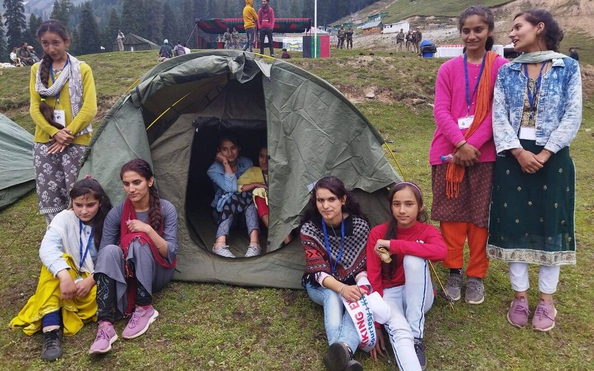 Trekking route in Jammu