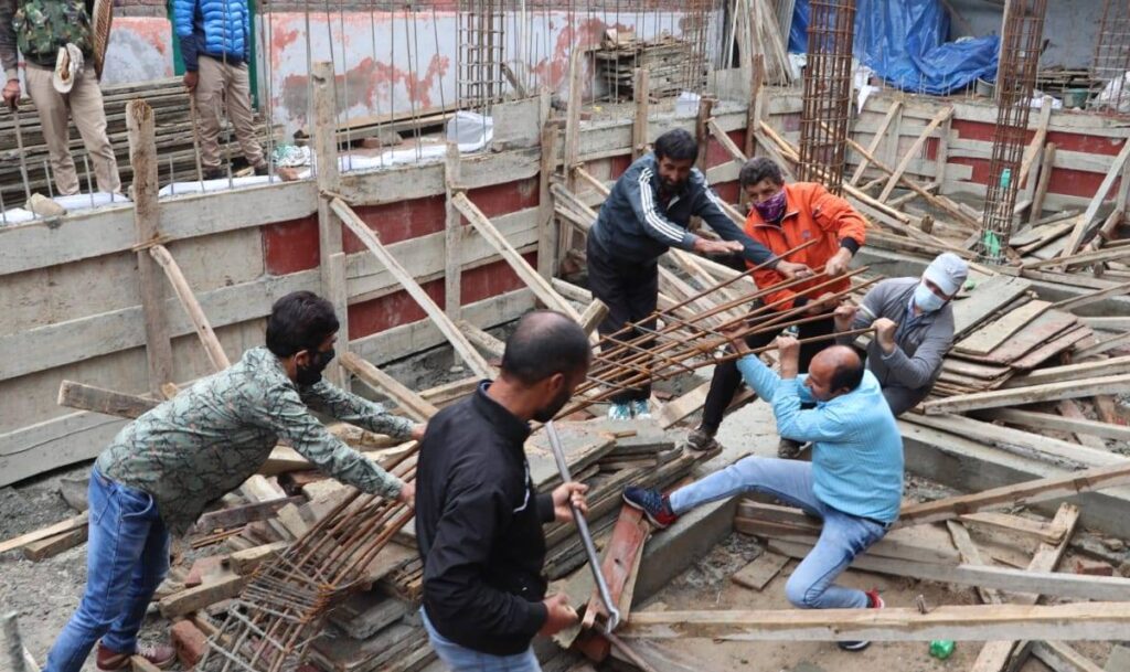 Demolition drive in Kashmir
