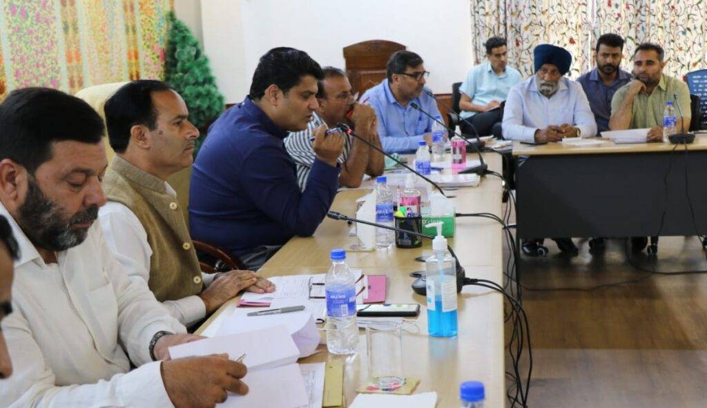 secretary tourism meeting J&K