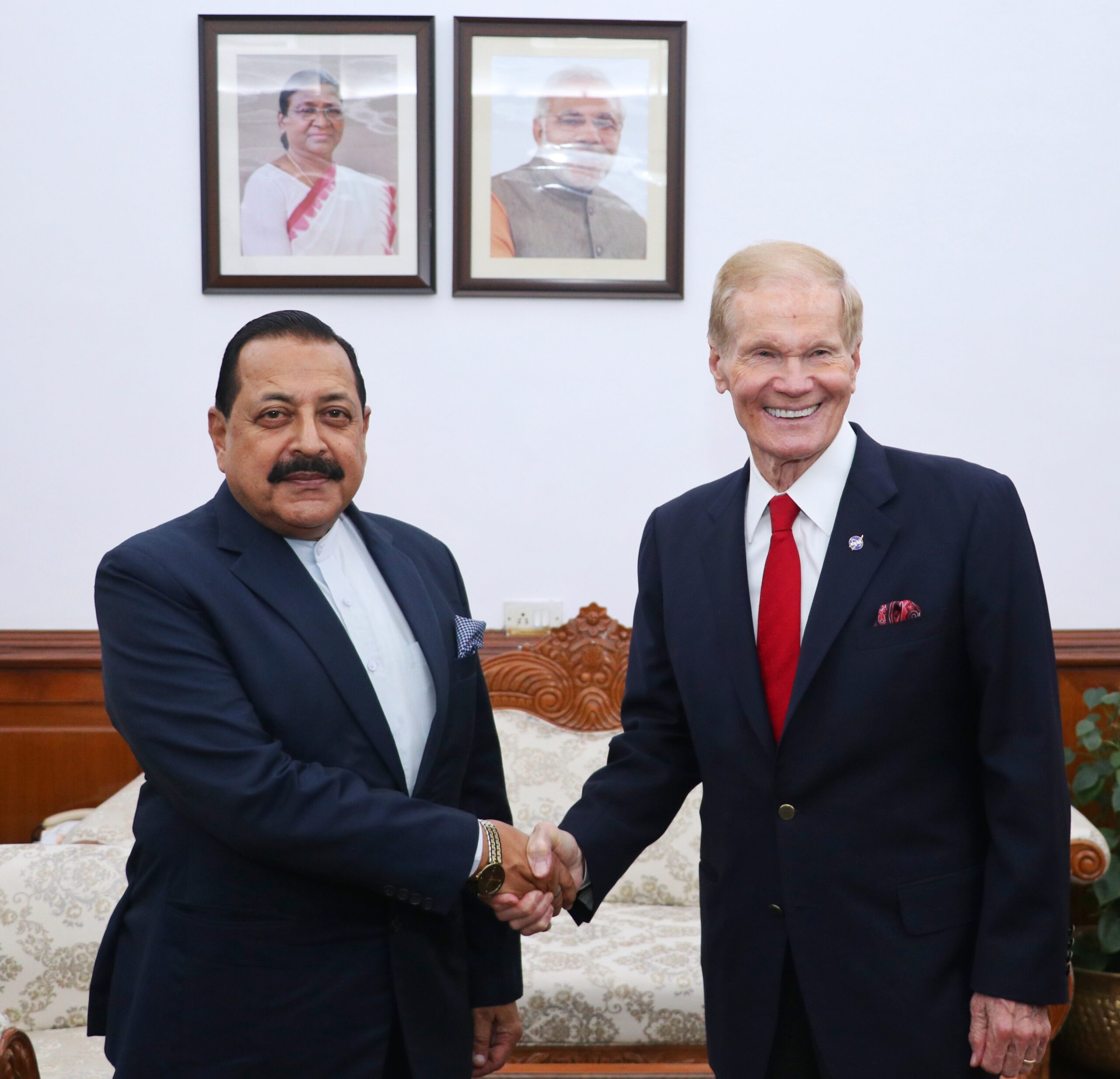 NASA chief meets Dr Jitendra Singh, discusses launching joint Satellite with ISRO