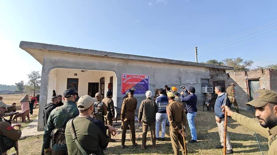 Police attached property worth Rs 1.08 Cr of three drug peddlers in Kathua