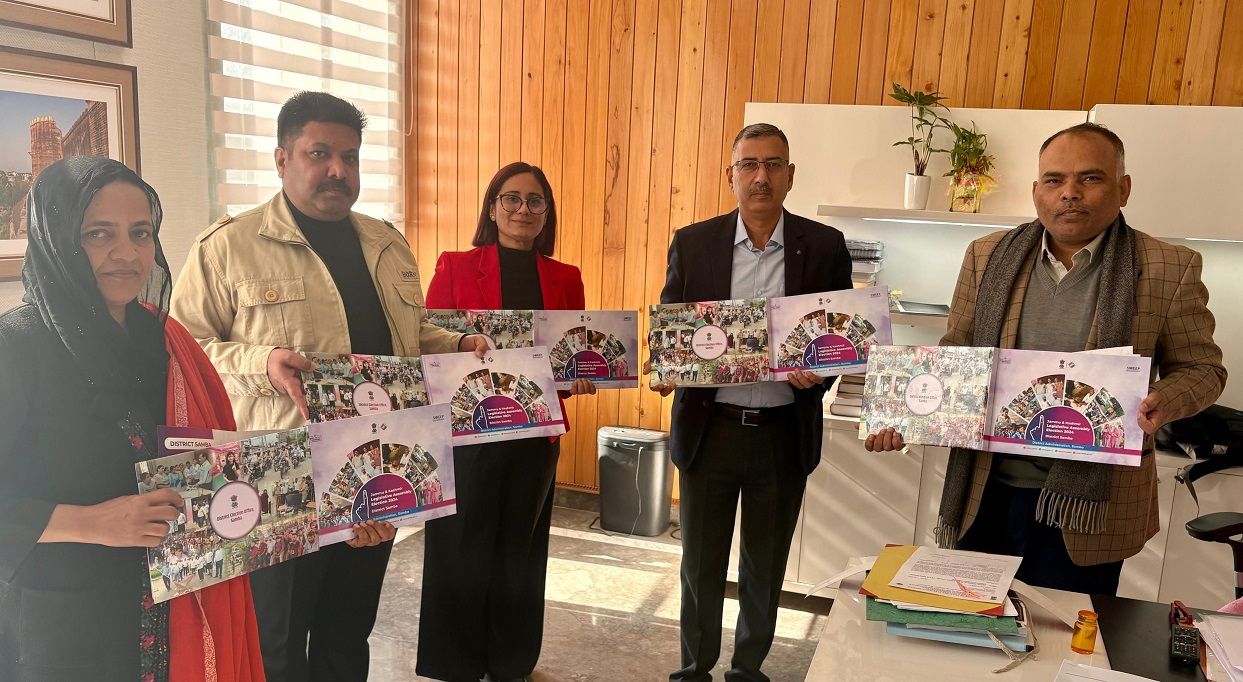CEO launches coffee table book on electoral activities for Samba district