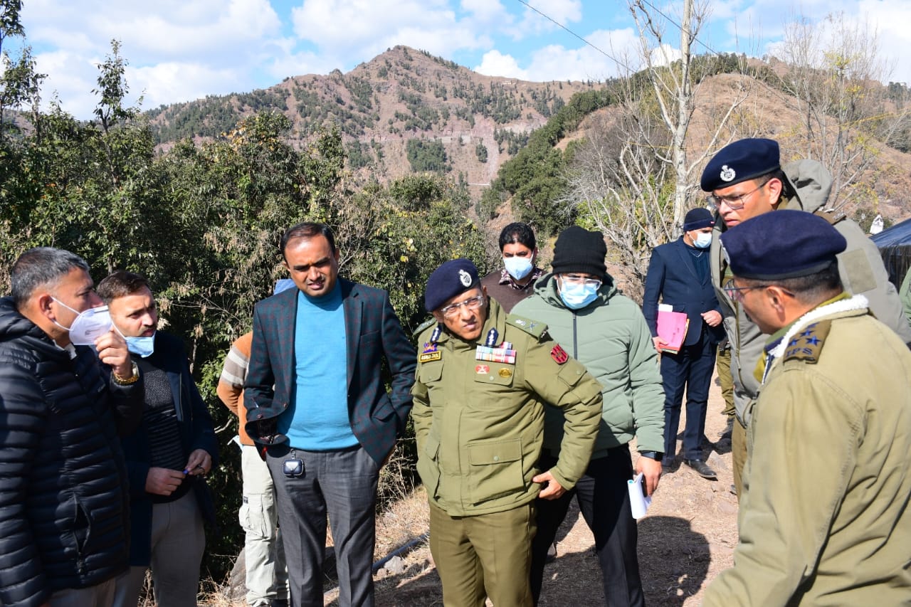 Safety measures reviewed: Div Com, ADGP visit Badhaal village