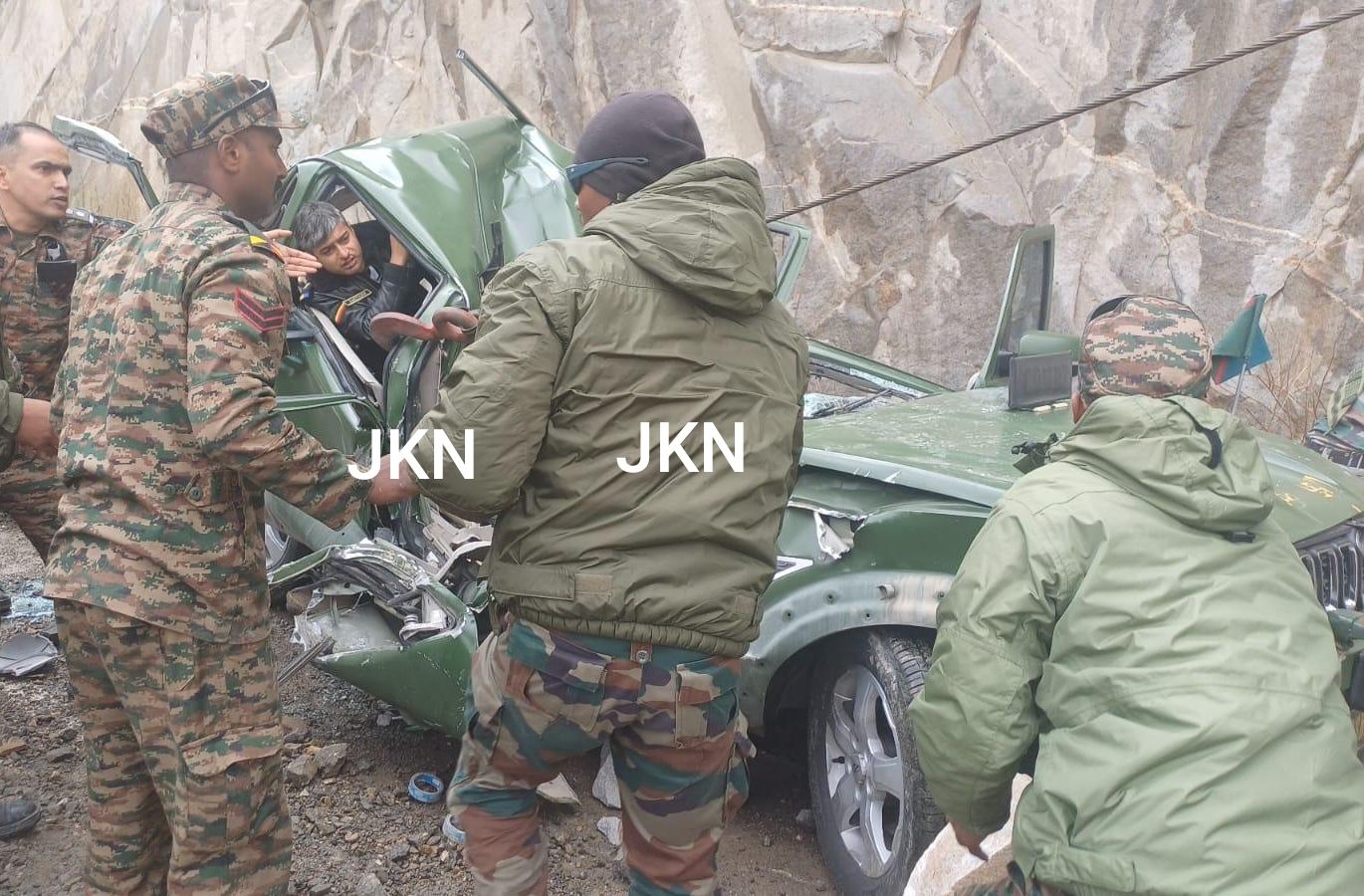 Lt. Colonel, JCO killed, 2 injured in rockslide in Ladakh