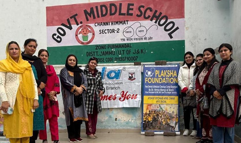 Smiles and awareness: Dental camp brings oral health lessons to Jammu school