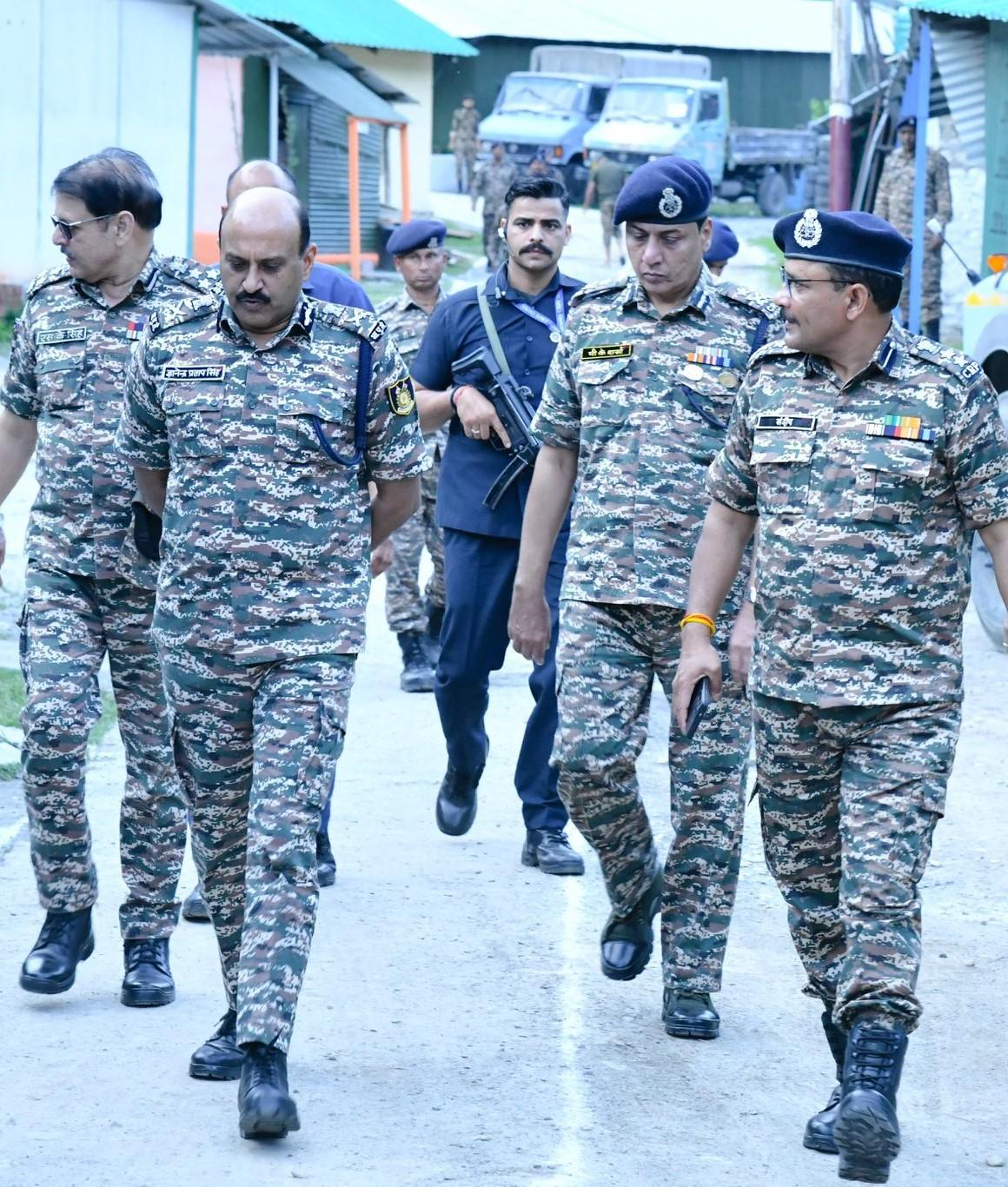 DG CRPF inspects Baltal base camp, reviews Amarnath Yatra arrangements