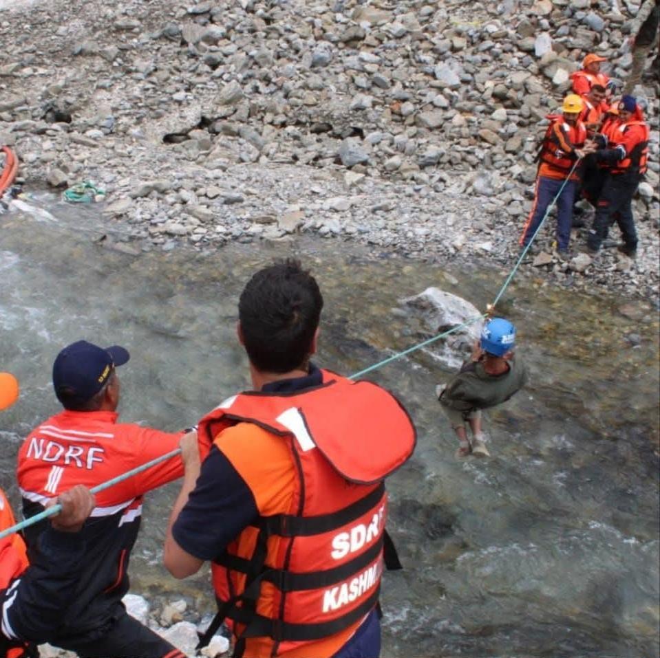 Amarnath Yatra: SDRF, NDRF, Police, CRPF conduct large-scale emergency drills on pilgrimage routes