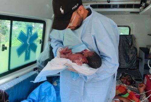 No road, no ambulance access: 108 team walks 8 km to save mother, newborn