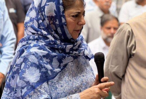 Booked in FIR, Mehbooba alleges bid to silence voices on Article 370