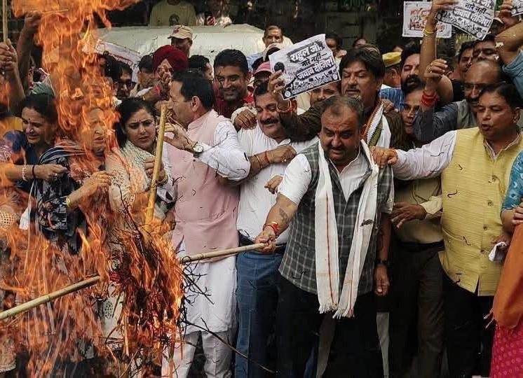 INDIA bloc protests across Kashmir, seeks CEC Gyanesh Kumar’s resignation
